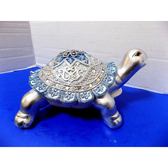 NEW Fancy Turtle Tortoise Figurine Statue Home Decor - Picture 2 of 7